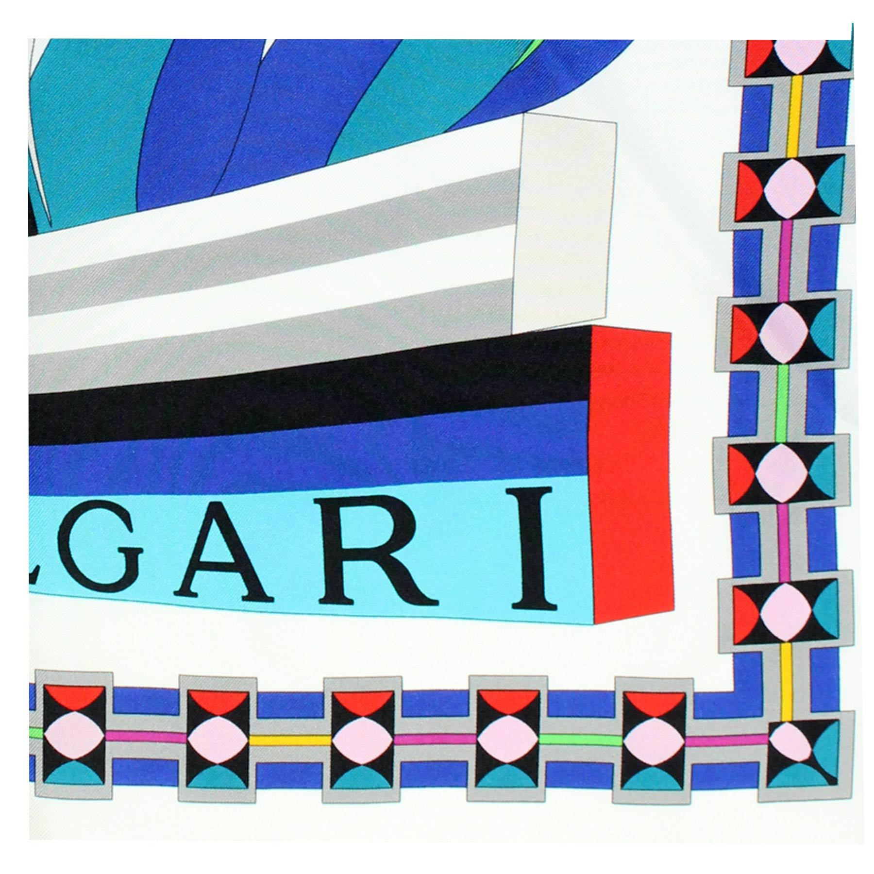 bulgari silk scarf