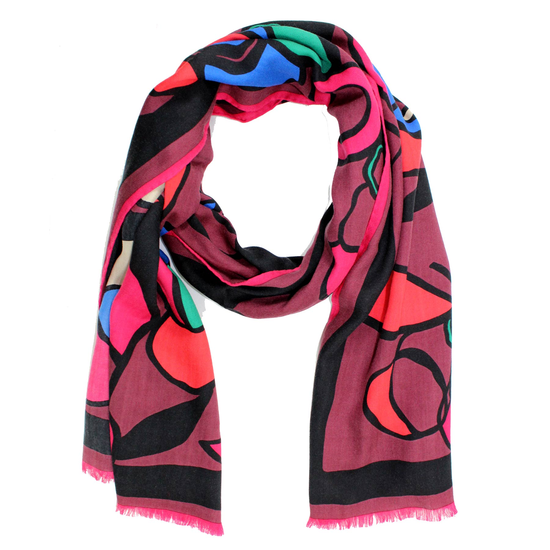 wool silk scarf