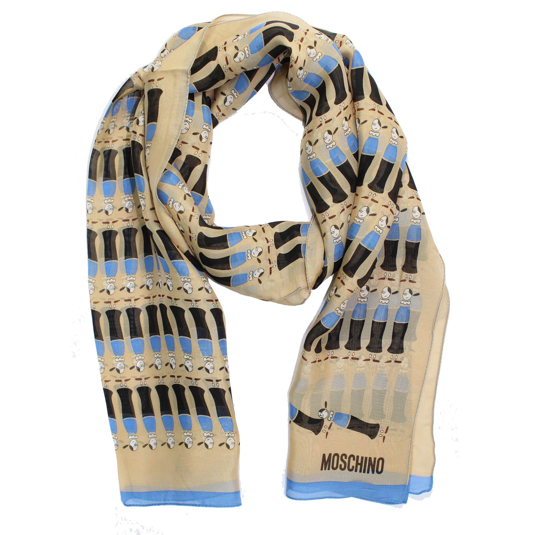 moschino shawl wrap