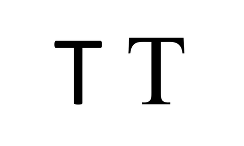 Sans Serif and Serif Font Example