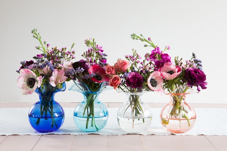 Vietri Hibiscus Vases