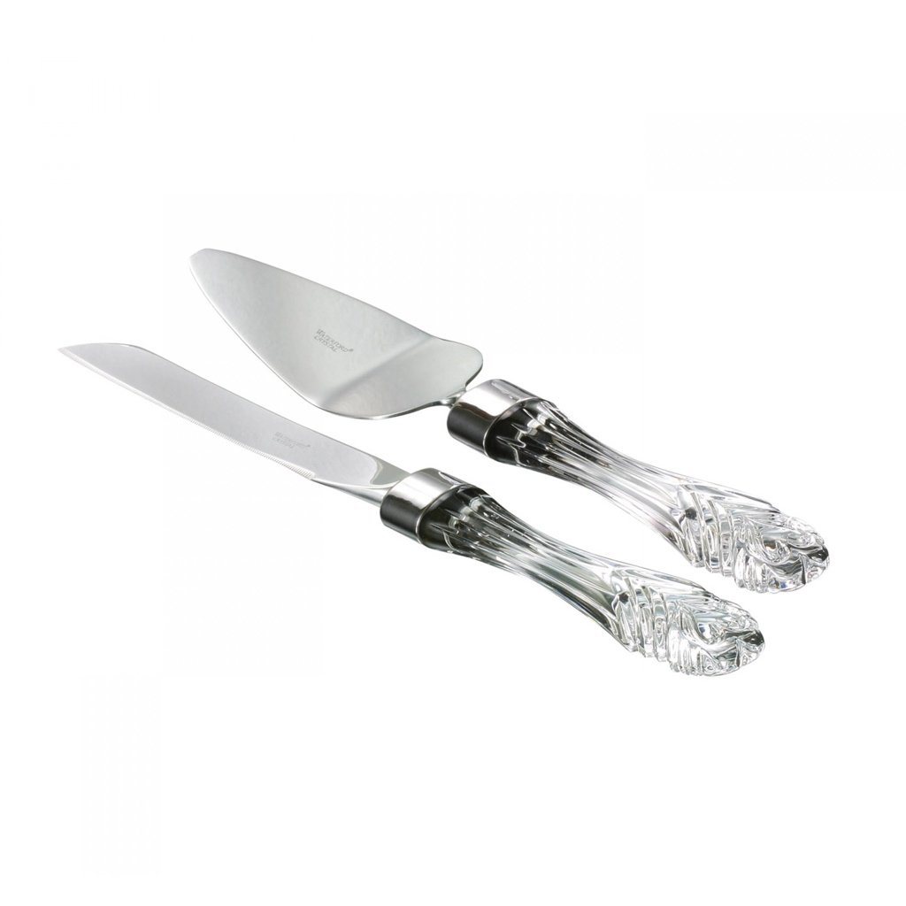 Waterford Crystal Wedding Cake Knife Server Set Free Shipping