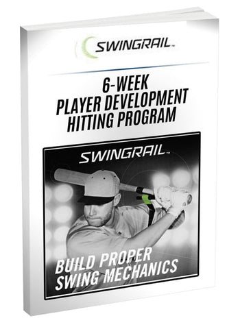 image of book cover, six week player development hitting program