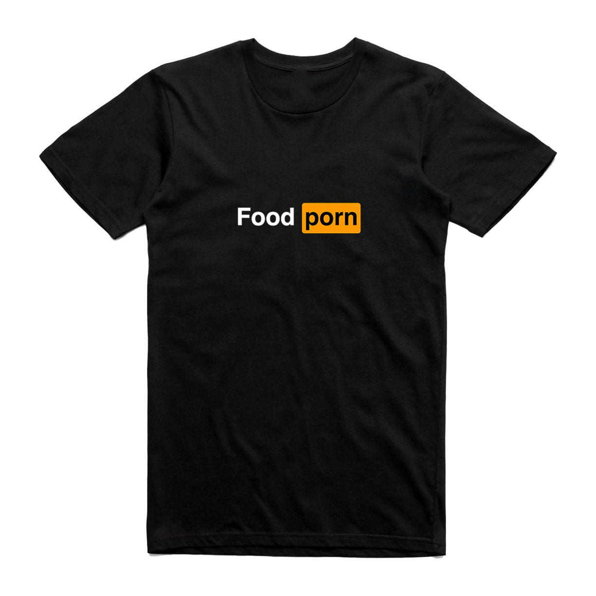 1224px x 1224px - Food Porn Tshirt - Black