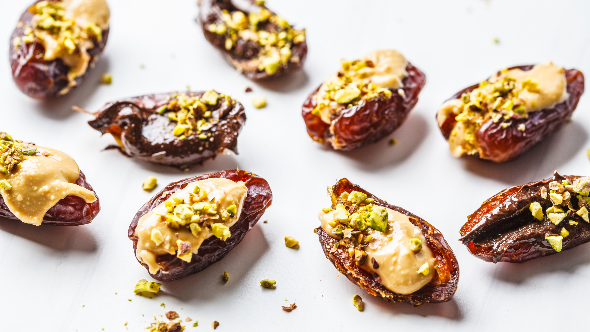 almond butter stuffed dates recipe