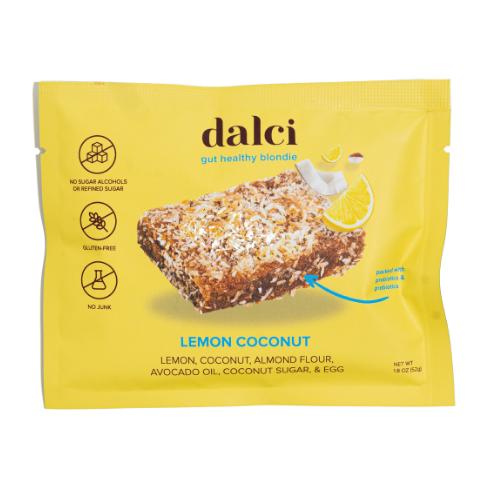 dalci lemon coconut blondie 