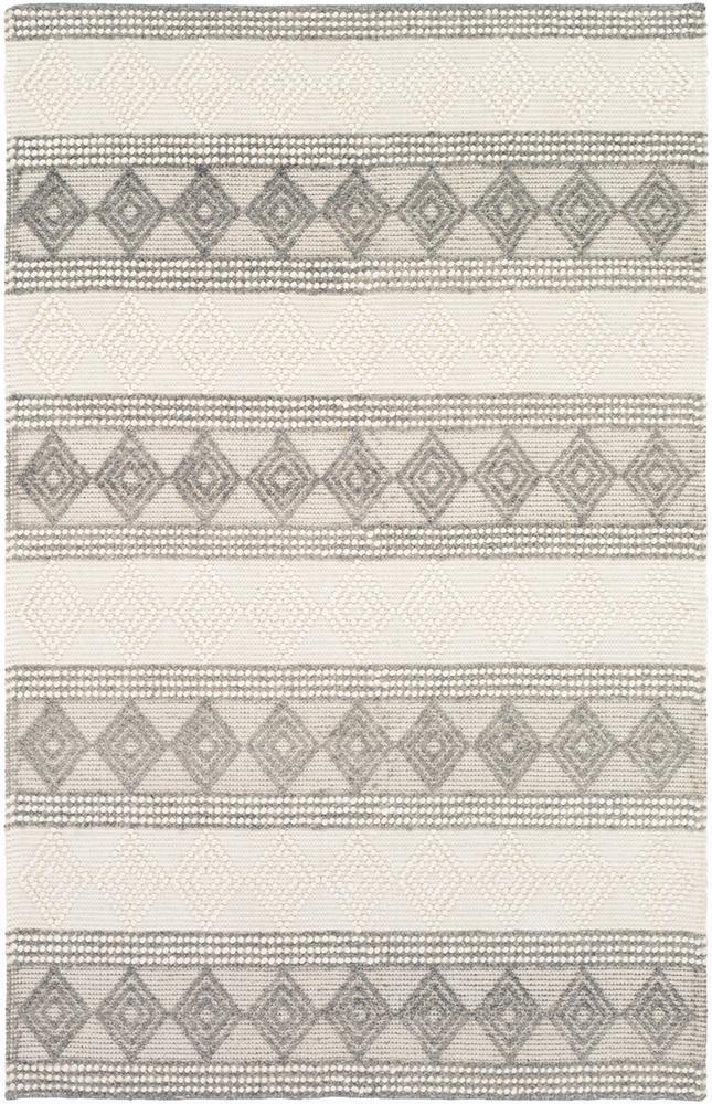 SAFAVIEH Natura Carly Geometric Braided Wool Area Rug, Ivory, 6' x 9' 