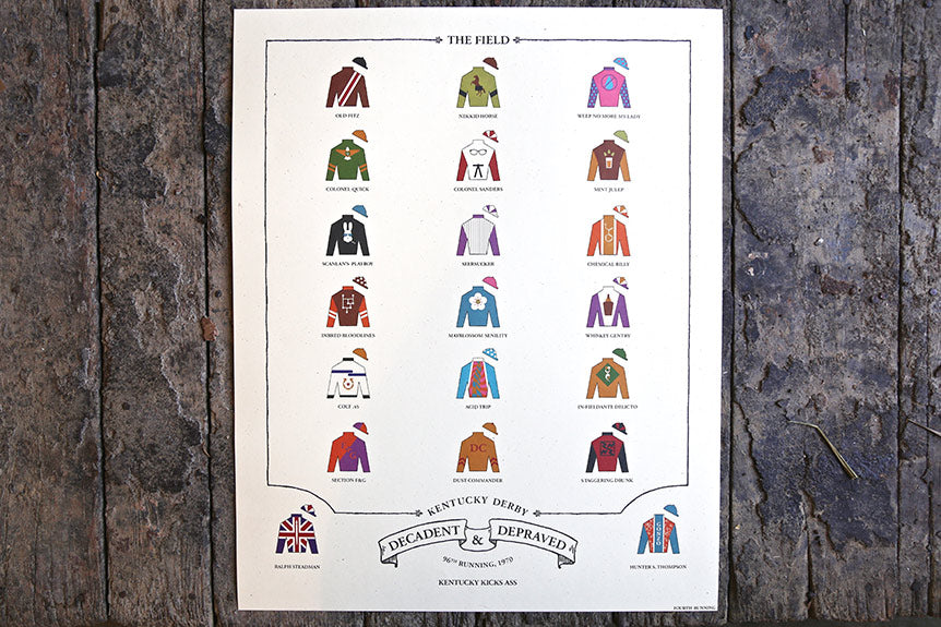 "The Kentucky Derby Is Decadent & Depraved" Prints Kentucky for