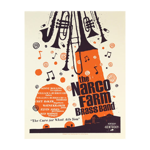 Narco Farm Brass Band Print