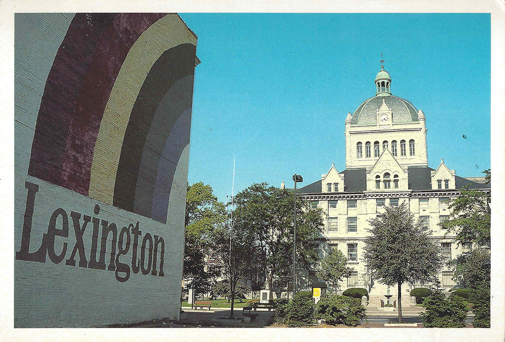 Lexington Rainbow Mural Postcard
