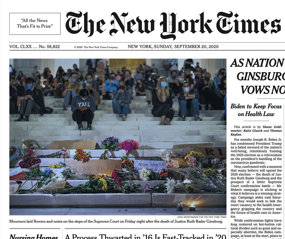 RGB Mourners via New York Times