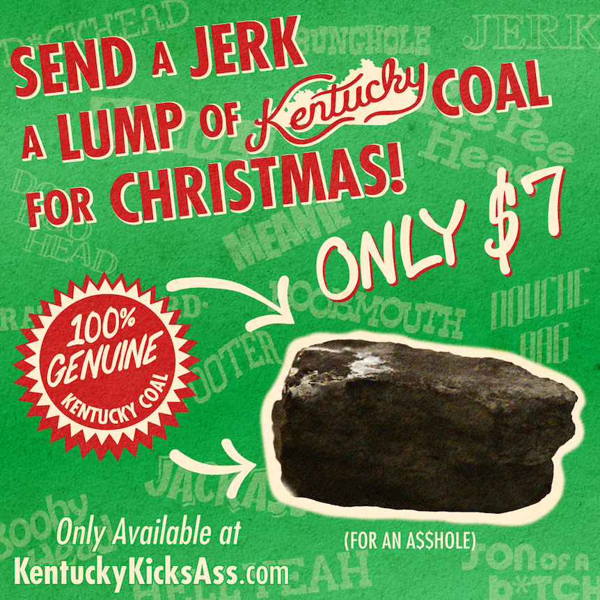Real Kentucky Christmas Coal