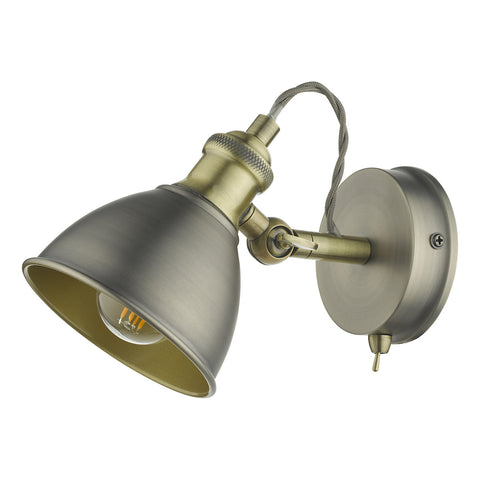 Kempten Wall Light Antique Brass