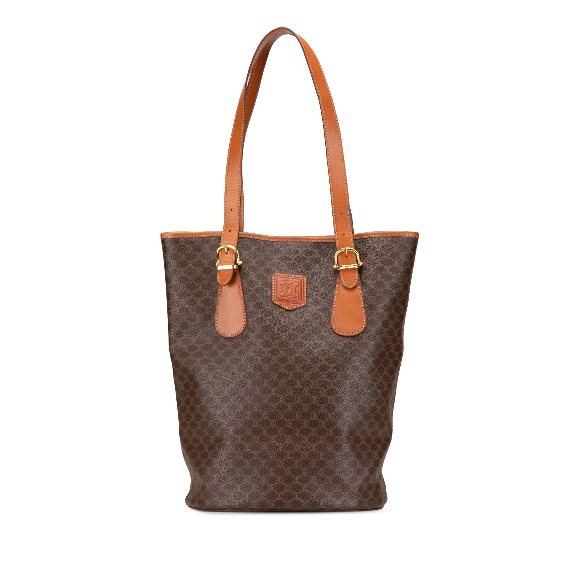 Celine Macadam Coated Canvas Tote