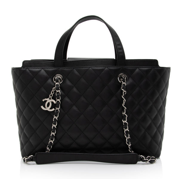 Louis Vuitton Grained Calfskin Lockme Shopper Tote (SHF-rjiNdJ