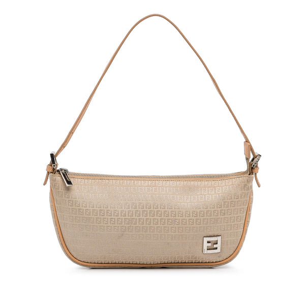 Fendi Zucchino Baguette Shoulder Bag (SHF-21031) – LuxeDH