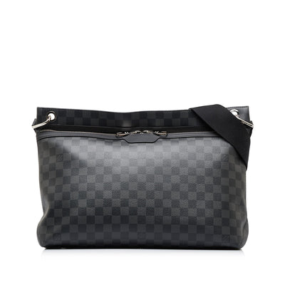 Luxury Accessories:Accessories, Louis Vuitton Limited Edition Damier  Graphite Motorcycle H…
