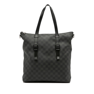 $1800 Louis Vuitton Avenue Sling Bag Damier Graphite Canvas