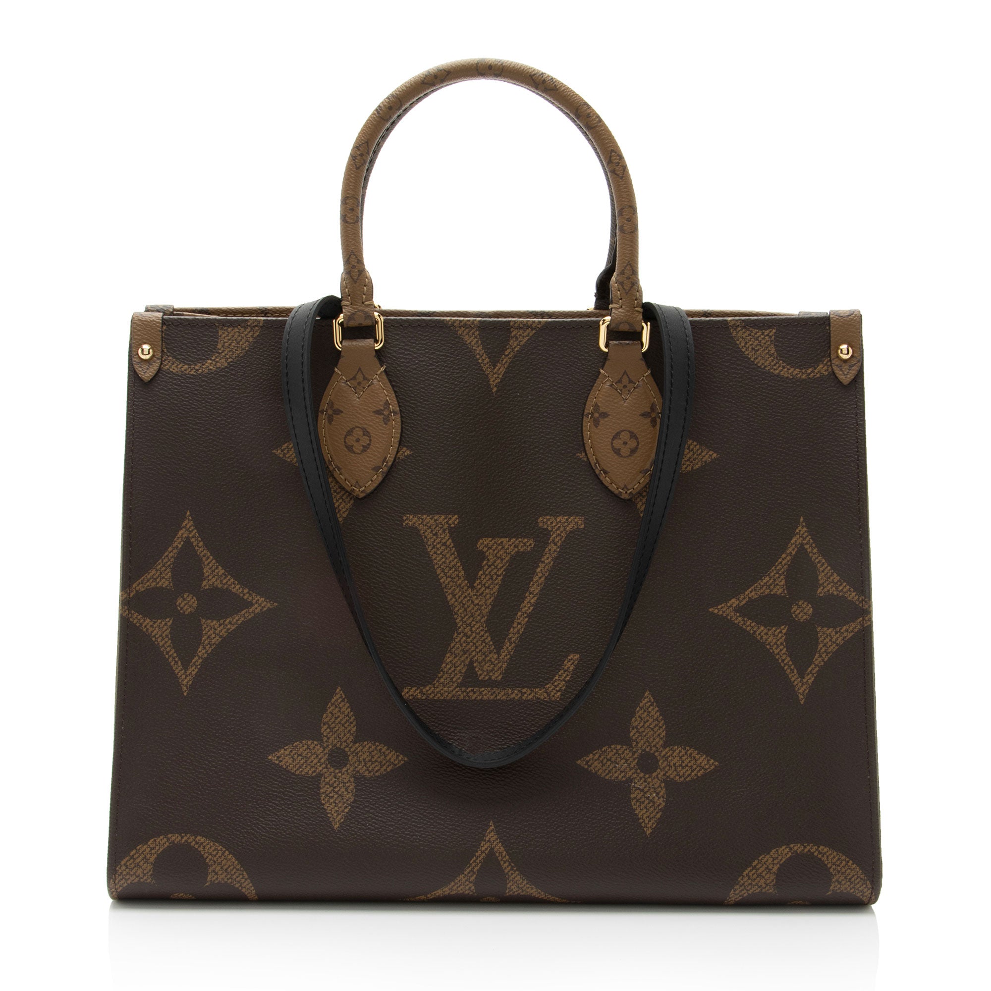 Louis Vuitton Giant Monogram Canvas Onthego MM Tote (SHF-KrVC5o)