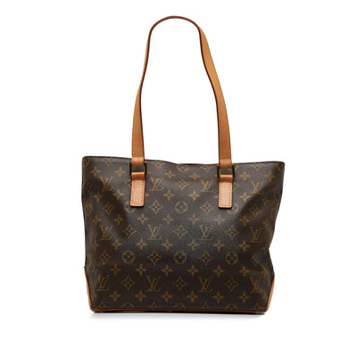 LOUIS VUITTON VINTAGE MONOGRAM CABAS MEZZO ALTO TOTE BAG (2001) GM -  CRTBLNCHSHP