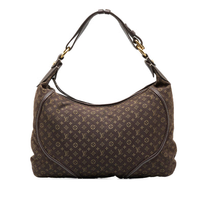 Louis Vuitton Khaki Monogram Mini Lin Francoise Shoulder Bag w/o