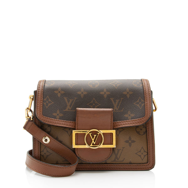 Louis Vuitton Reverse Monogram Mini Dauphine Shoulder Bag SHF