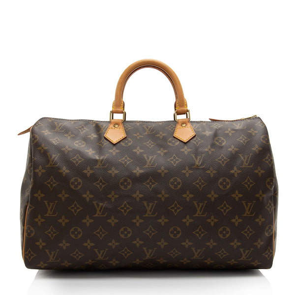 Louis Vuitton Monogram Canvas Speedy Bandouliere 40 Satchel (SHF