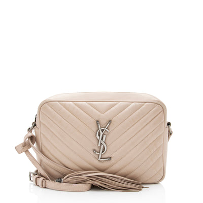 Saint Laurent Envelope Large Dark Beige Quilted Leather Crossbody Bag -  Chronostore