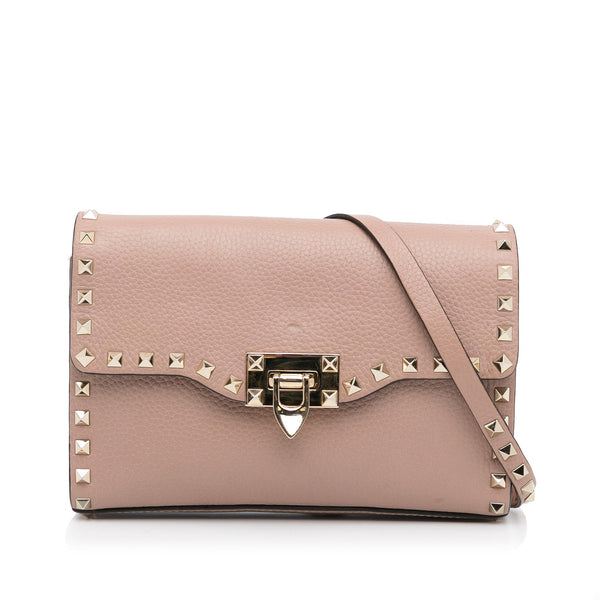 Valentino Calf Leather Rockstud VLTN Convertible Tote - FINAL SALE