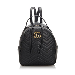 gucci marmont backpack black