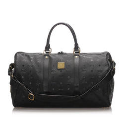 mcm duffle bag black