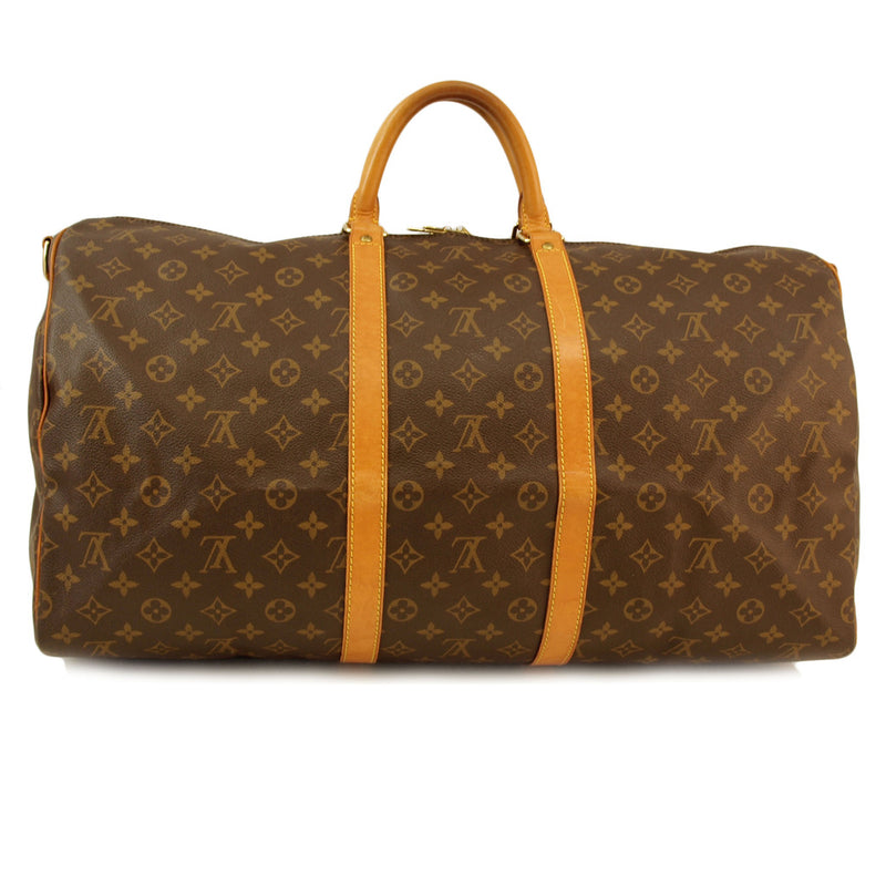 Gently Used Louis Vuitton Monogram Keepall 55 Handbag (Authentic Pre O – LuxeDH