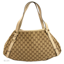 beige hobo handbag