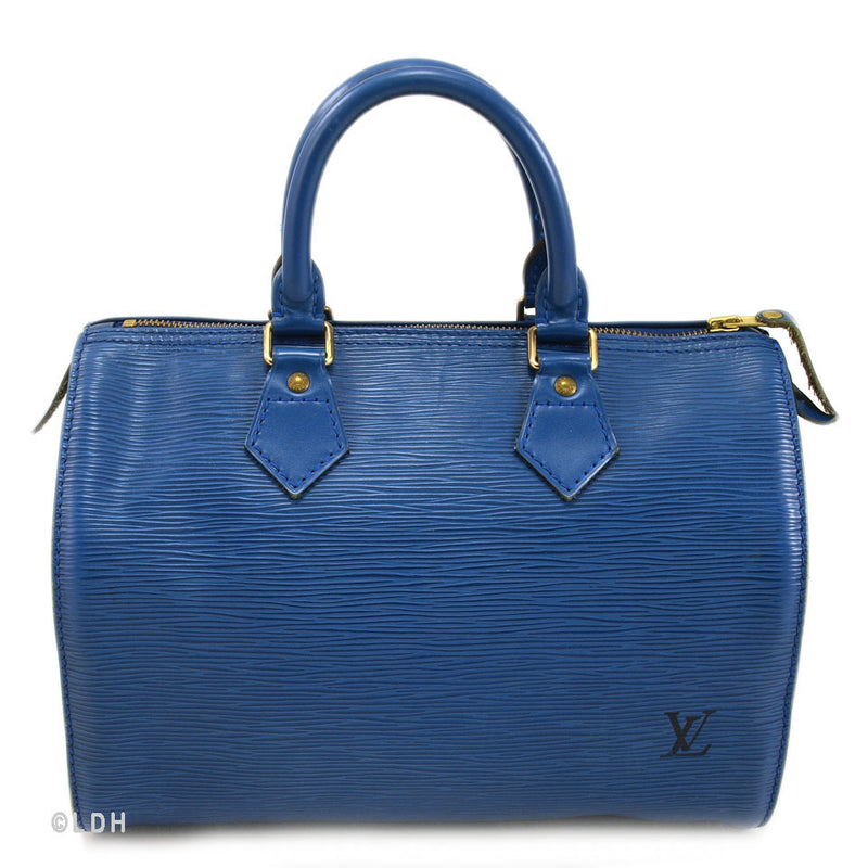 Louis Vuitton Blue Epi Speedy 25 Leather (Authentic Pre Owned) – LuxeDH