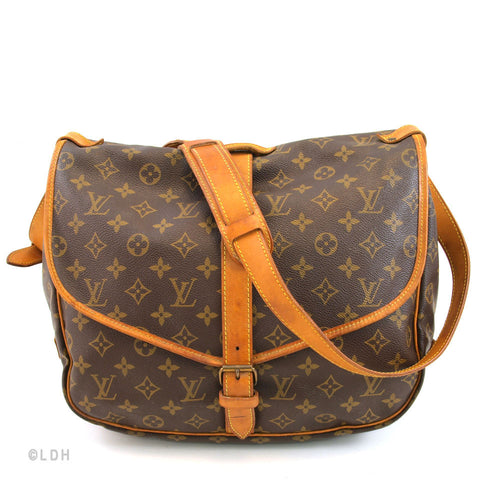 Louis Vuitton Monogram Samur Double Saddle Travel Large Bag