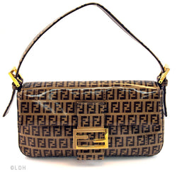 Fendi Coated Canvas Zucca Tote 