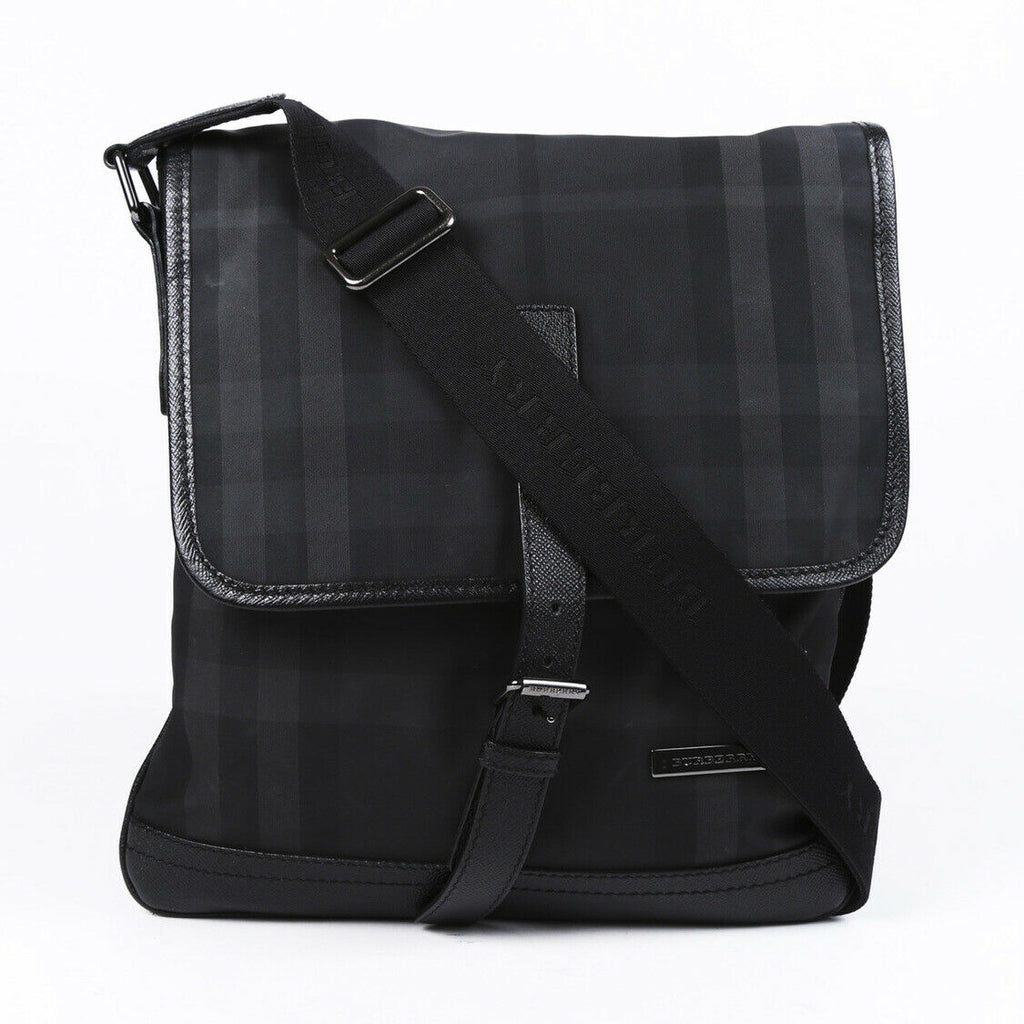 burberry london check messenger bag