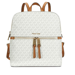 michael kors rhea medium slim leather backpack