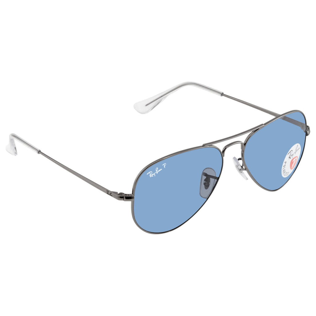 blue polarized aviators