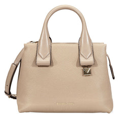 rollins small pebbled leather satchel