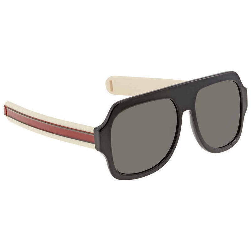 Gucci Grey Oversized Unisex Sunglasses 