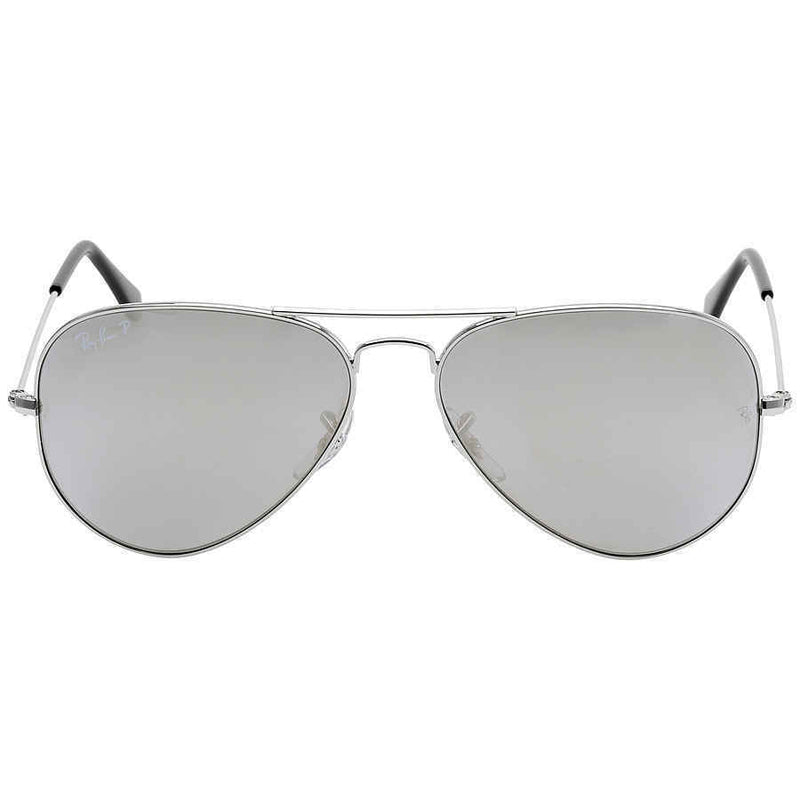 Ray Ban Aviator Classic Polarized Grey Mirror Sunglasses Rb3025 003 5958 14 Luxedh