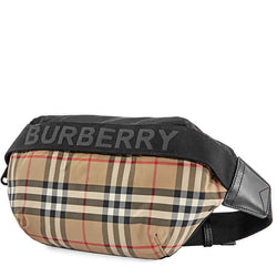 burberry check bum bag