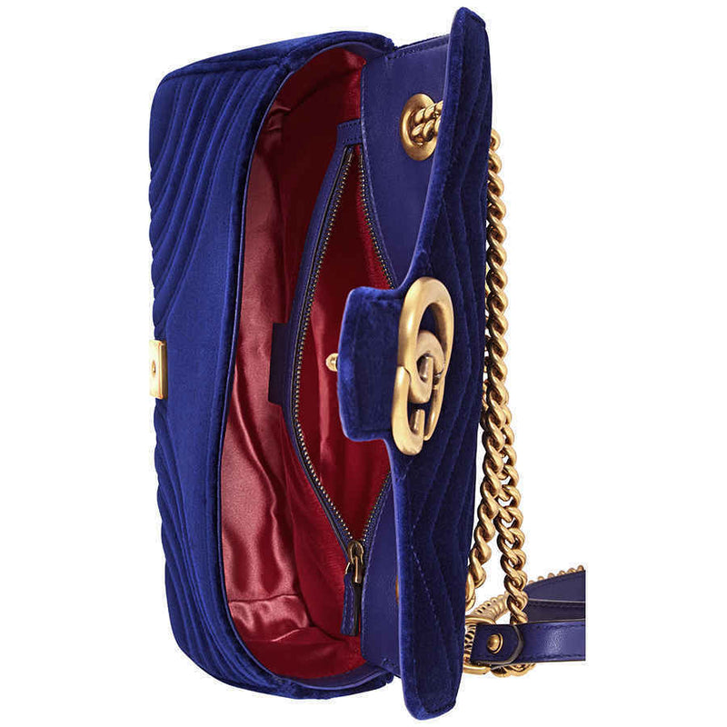 gucci marmont velvet shoulder bag