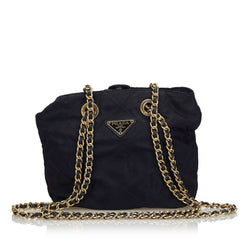 quilted chain shoulder bag