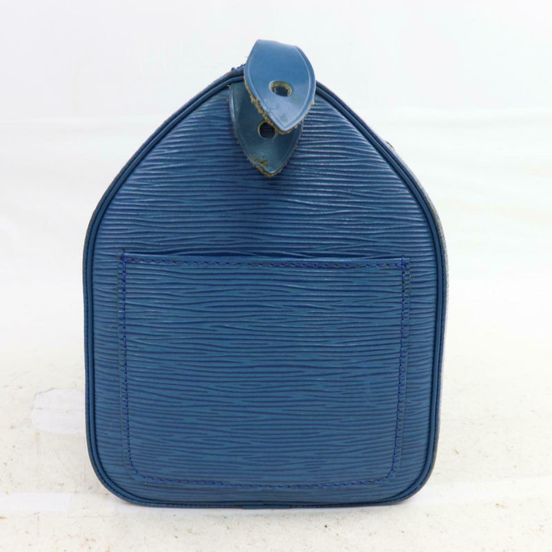 Louis Vuitton Blue Epi Leather Speedy 25 Bag (SHC1-12954) – LuxeDH