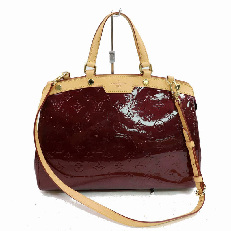 Authentic Louis Vuitton Hand Bag M91690 Brea Mm Purple Vernis – LuxeDH