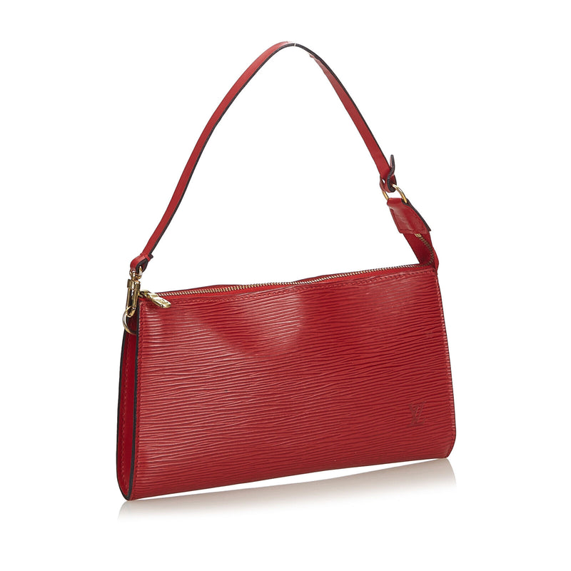 Pre-Loved Louis Vuitton Red Epi Leather Pochette Accessoires France – LuxeDH
