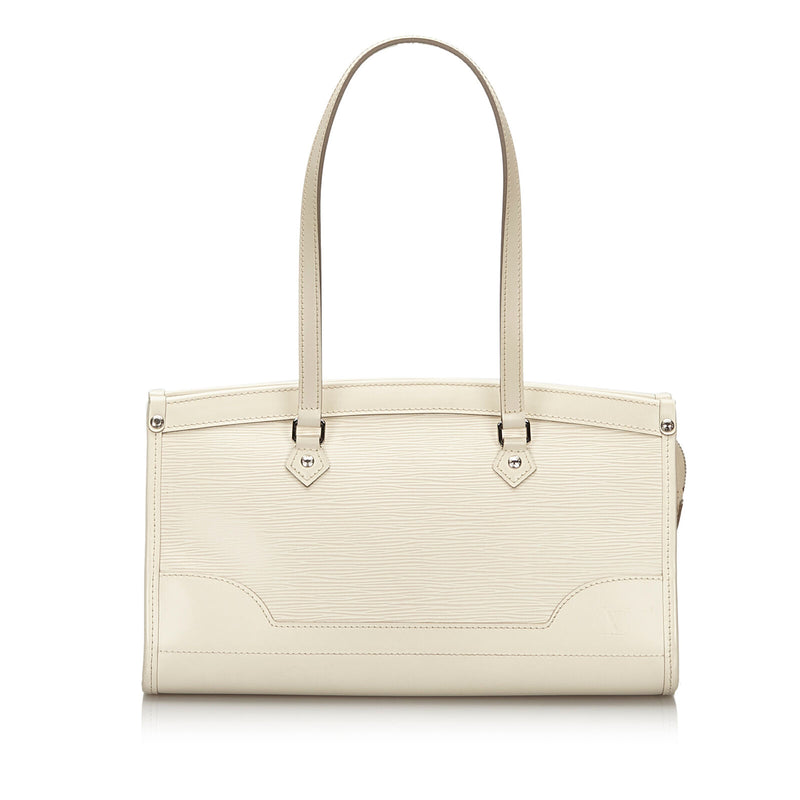 Pre-Loved Louis Vuitton White Ivory Epi Leather Madeleine PM France – LuxeDH