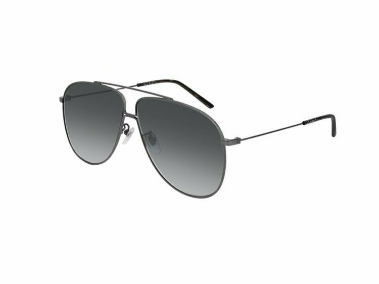 gucci grey gradient aviator sunglasses